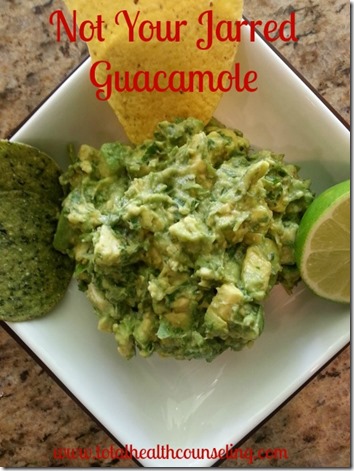Not Your Jarred Guacamole